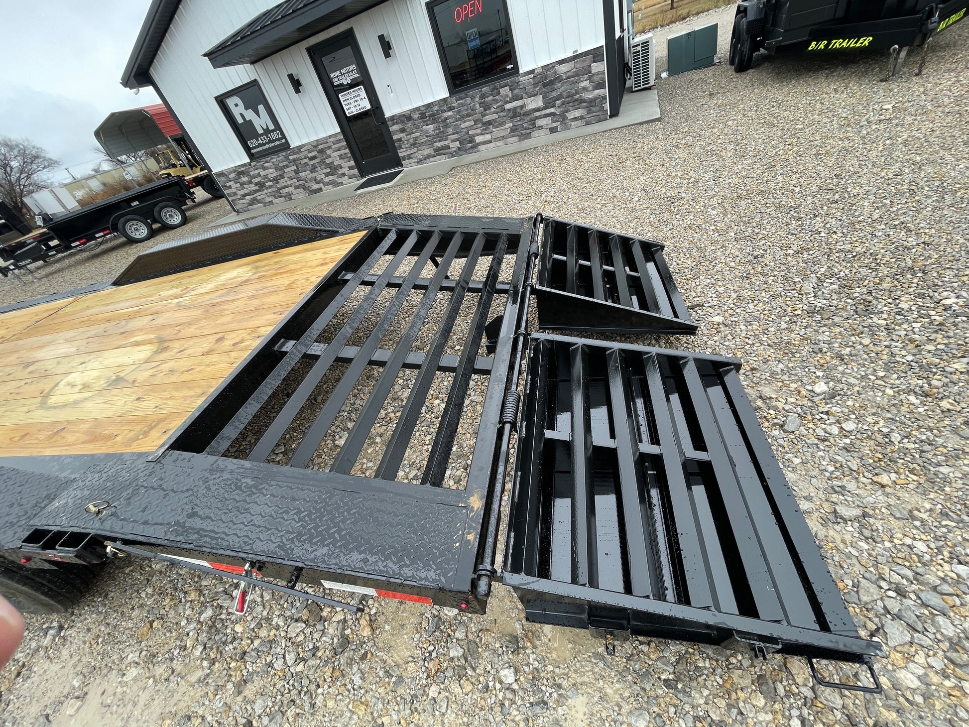 2024 Coffee Creek 102" x 24' 14k Drive Over Fender Equipment Trailer Ramps