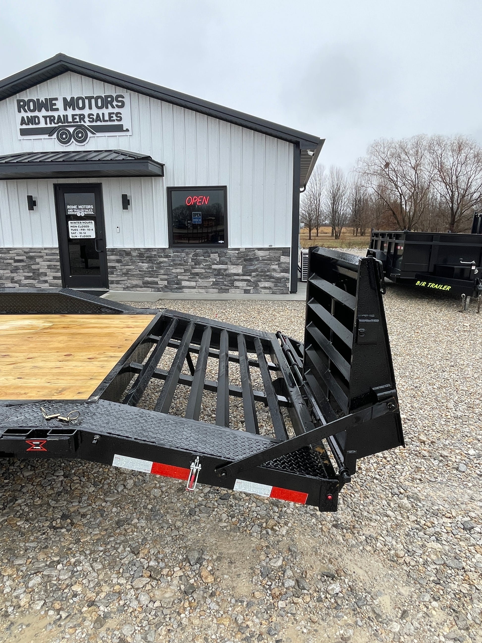 2024 Coffee Creek 102" x 24' 14k Drive Over Fender Equipment Trailer Ramp Supports