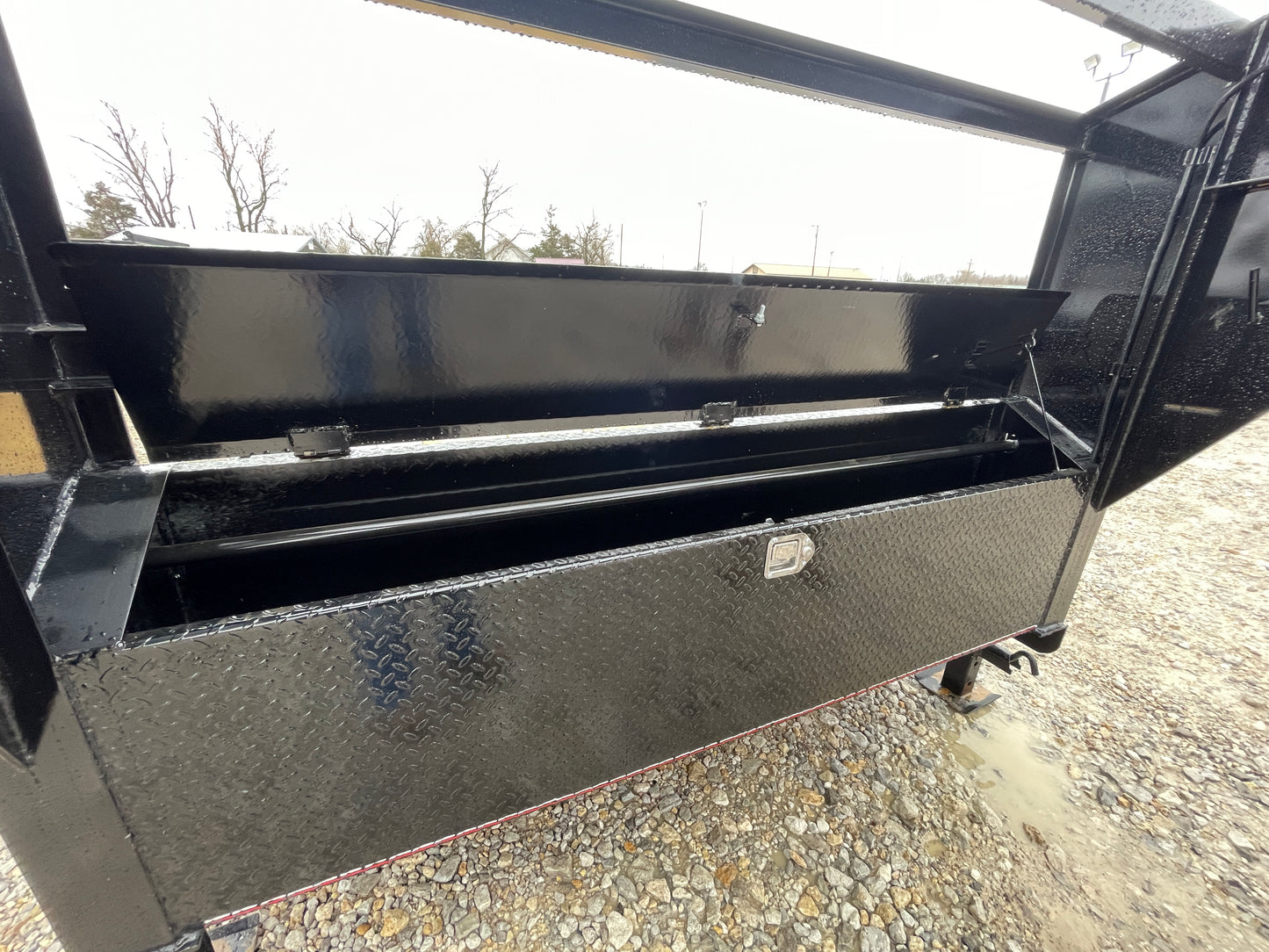 2024 Coffee Creek 102" x 24' 14k Drive Over Fender Equipment Trailer Toolbox