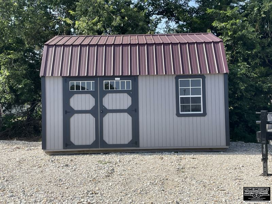 ROCKY ACRES 12X16 LOFTED GARDEN SHED