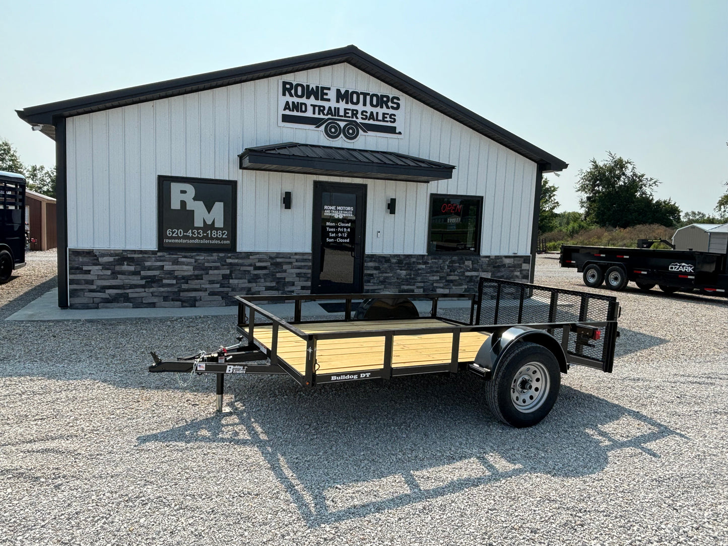 2024 BULLDOG 6X10 UTILITY TRAILER WITH DOVETAIL