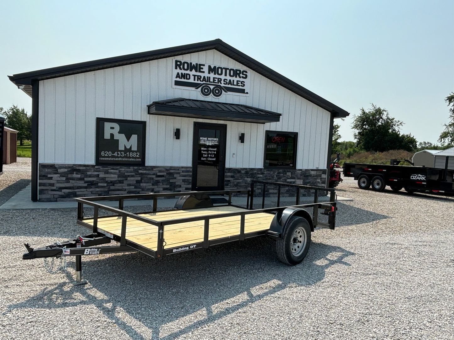 2024 BULLDOG 76X12 UTILITY TRAILER WITH DOVETAIL