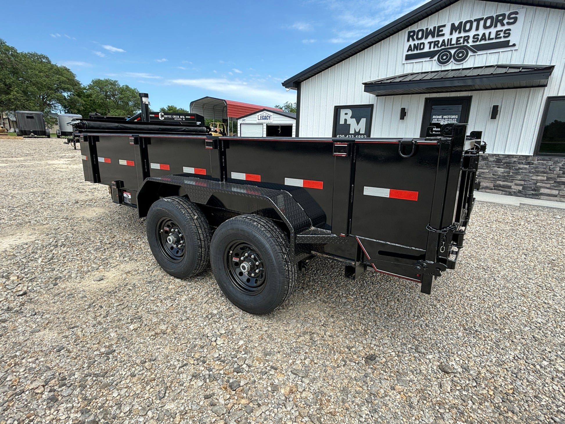 2024 14 14K DUMP TRAILER SIDEVIEW