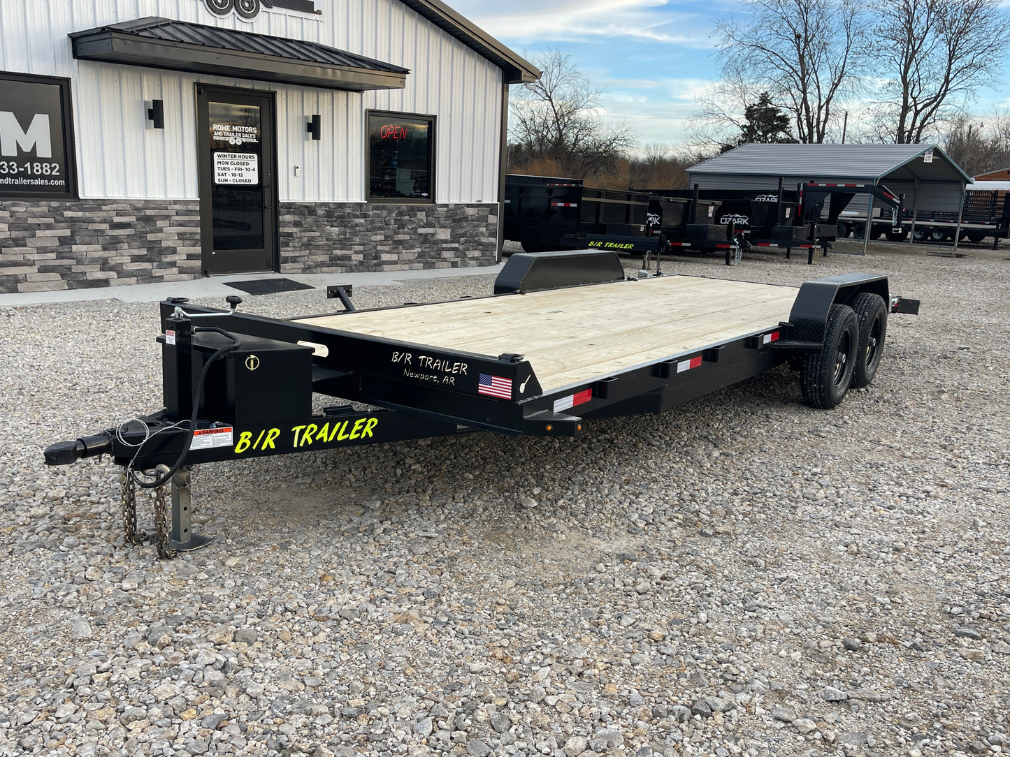 2024 B/R 22' 10K Car Trailer