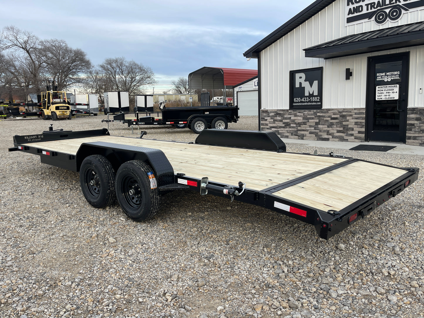 2024 B/R 22' 10K Car Trailer