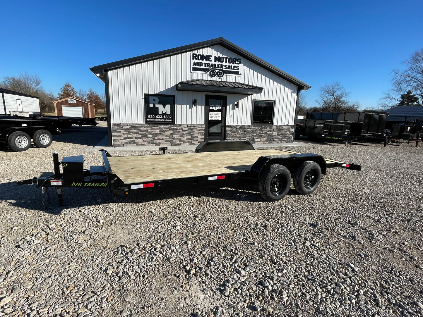 2024 B/R 18' 7K CAR TRAILER