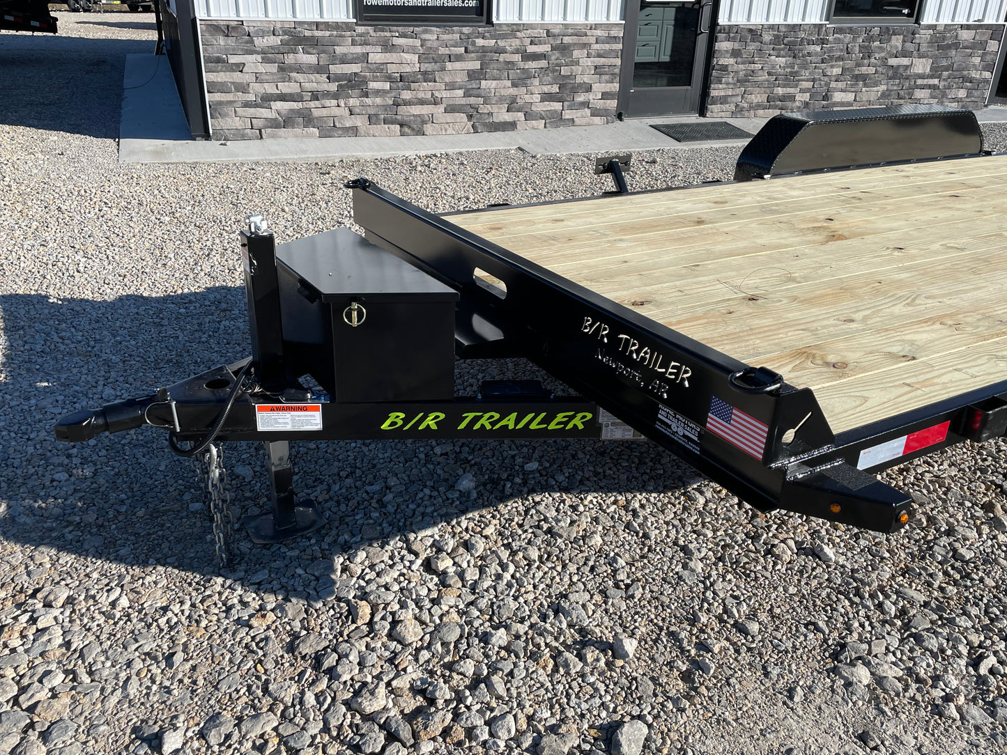 2024 B/R 18' 7K CAR TRAILER TOOLBOX