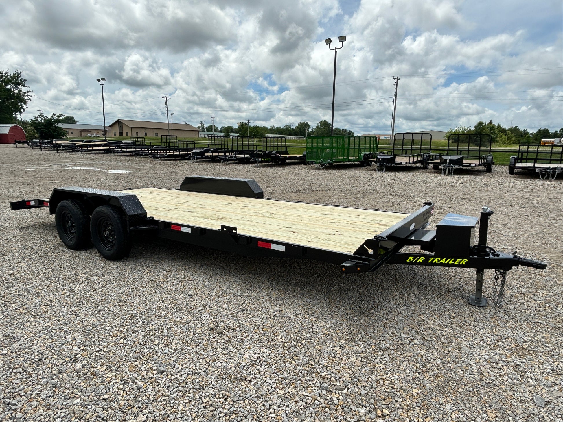 2024 B/R 20' 7K CAR TRAILER SIDE VIEW