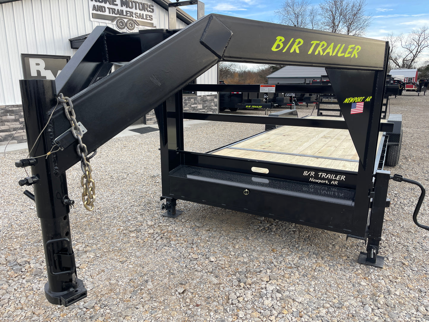 2024 B/R 24' 14K Gooseneck Equipment Trailer