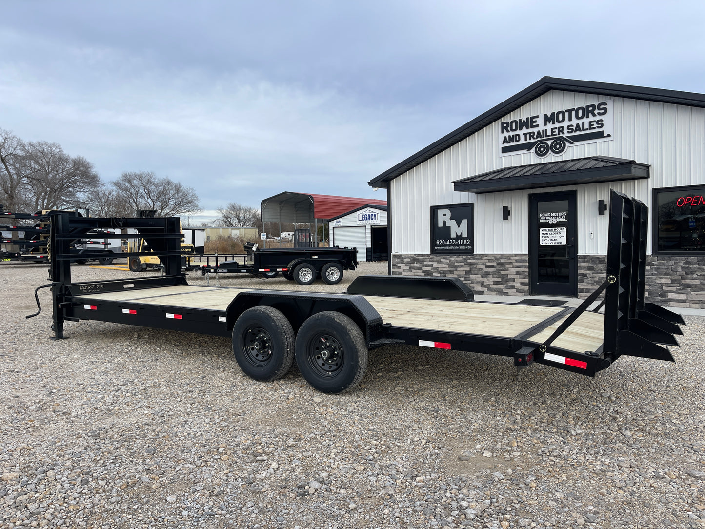 2024 B/R 24' 14K Gooseneck Equipment Trailer