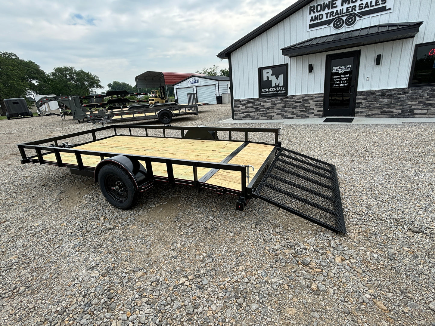 2024 Coffee Creek 83" x 14' Utility Trailer with Dovetail