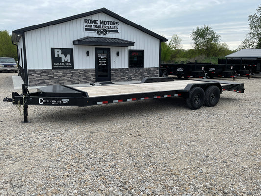 2024 Coffee Creek 22' 14K I-Beam Equipment Trailer