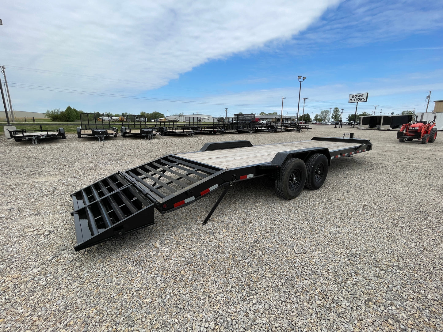 2024 Coffee Creek 22' 14K I-Beam Equipment Trailer