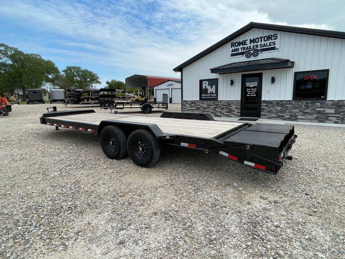 2024 Coffee Creek 22' 14K I-Beam Equipment Trailer