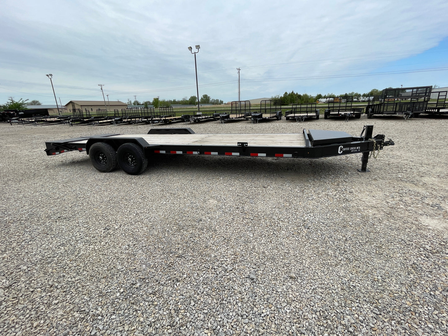 2024 Coffee Creek 22' 14K I-Beam Equipment Trailer