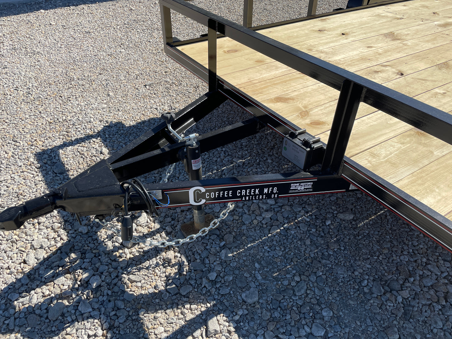 2025 Coffee Creek 83" x 16' 7K Utility Trailer with Dovetail