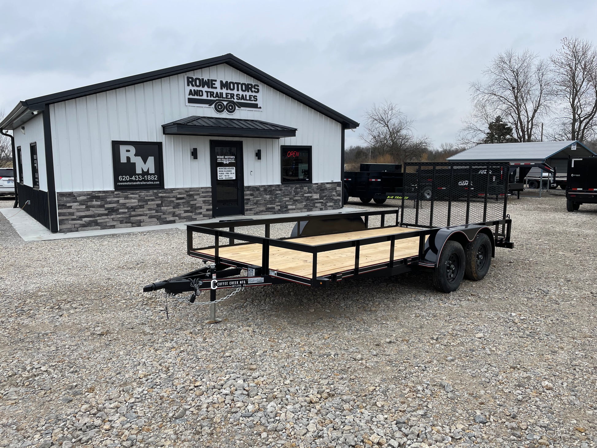 2024 COFFEE CREEK 83X16 UTILITY TRAILER