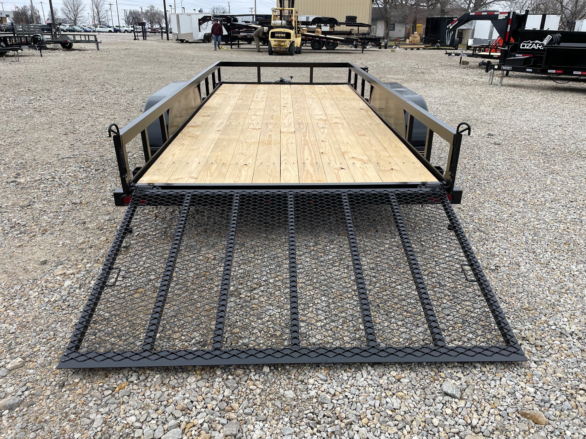 2024 COFFEE CREEK 83X16 UTILITY TRAILER DROPPED GATE