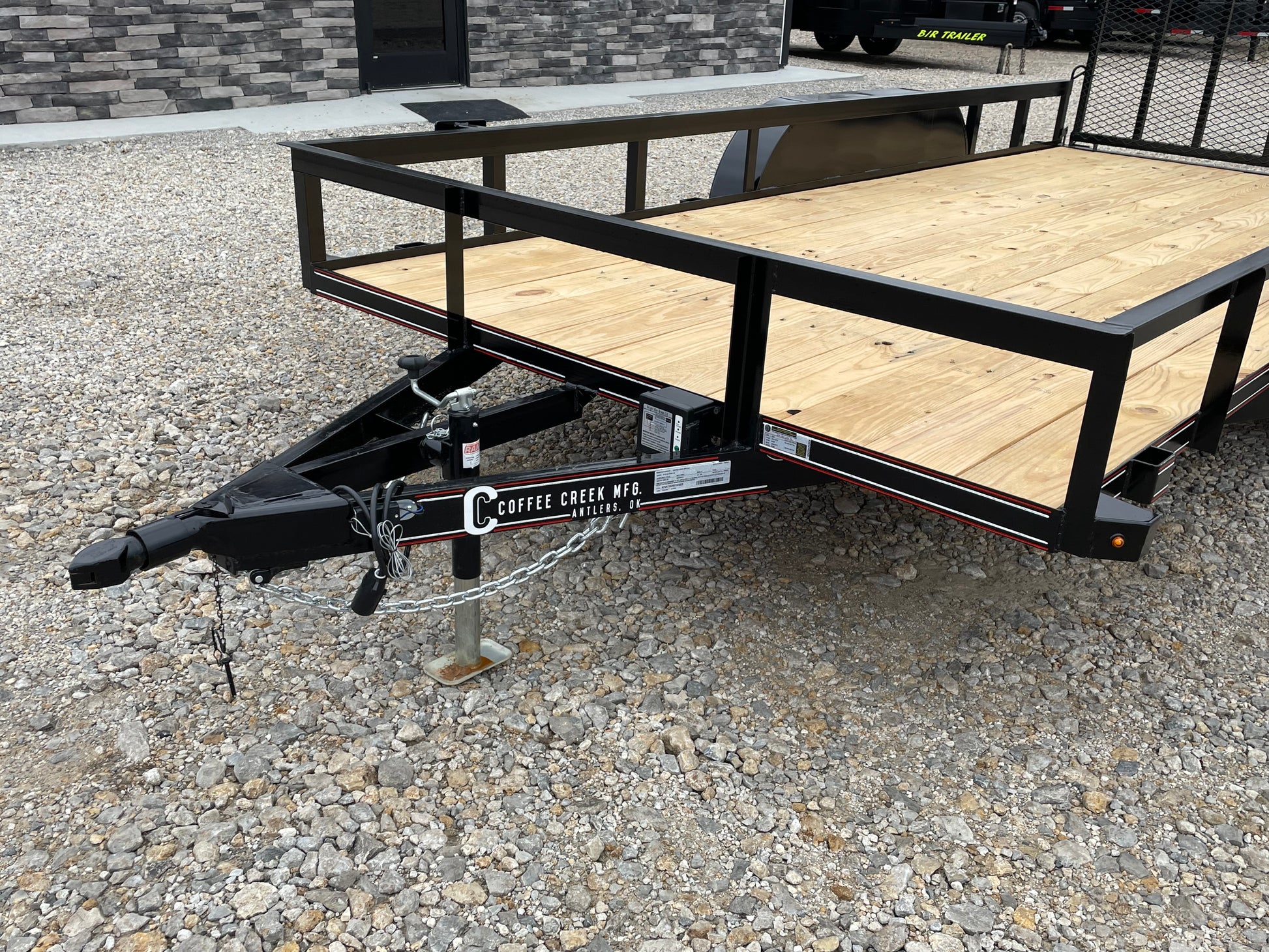 2024 COFFEE CREEK 83X16 UTILITY TRAILER JACK