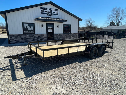 2026 Coffee Creek 83" x 18' 7K Dovetail Utility Trailer
