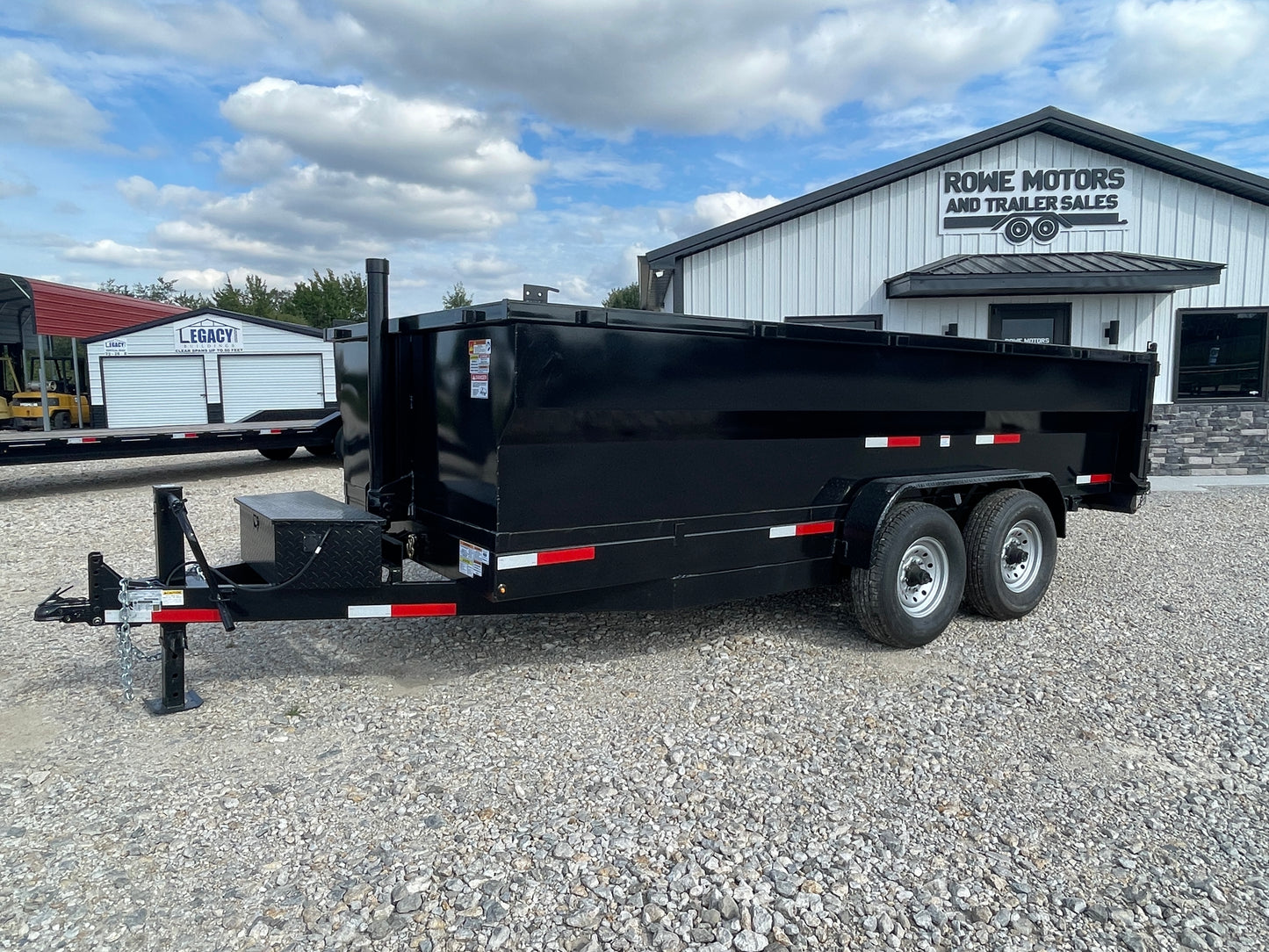 2025 Ozark 16' 16K Telescopic Dump Trailer with 3' Sides