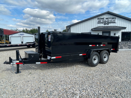 2025 Ozark 16' 16K Telescopic Dump Trailer with 3' Sides