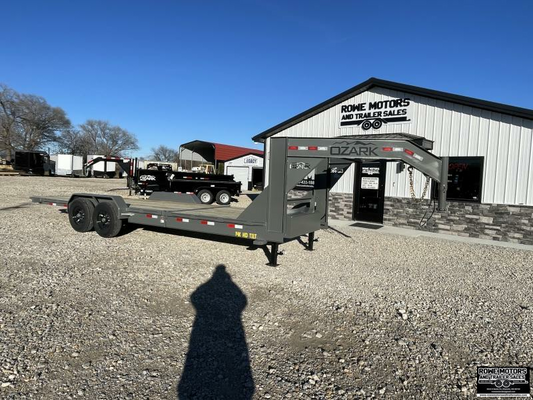 2025 Ozark 24' 14K Gooseneck Tilt Trailer