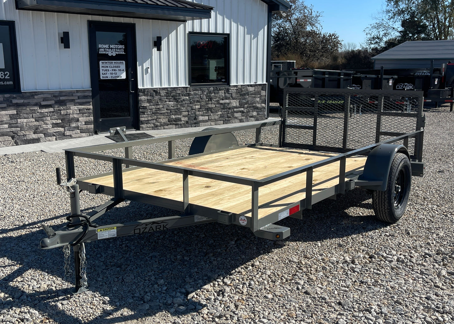 2026 Ozark 76" x 12' Utility Trailer