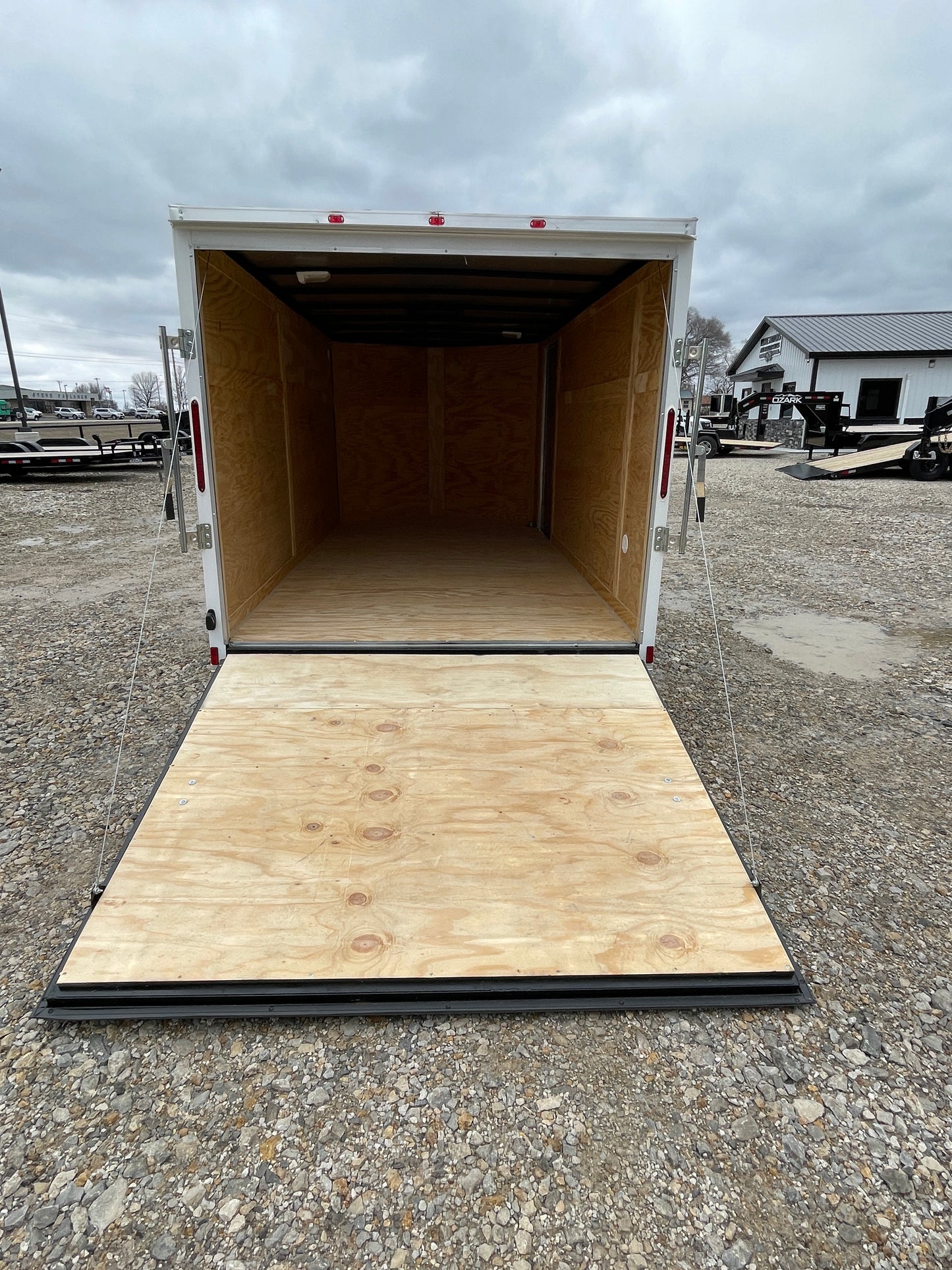 2024 Cynergy Cargo 7x14 TA Enclosed Cargo Trailer Ramp Door