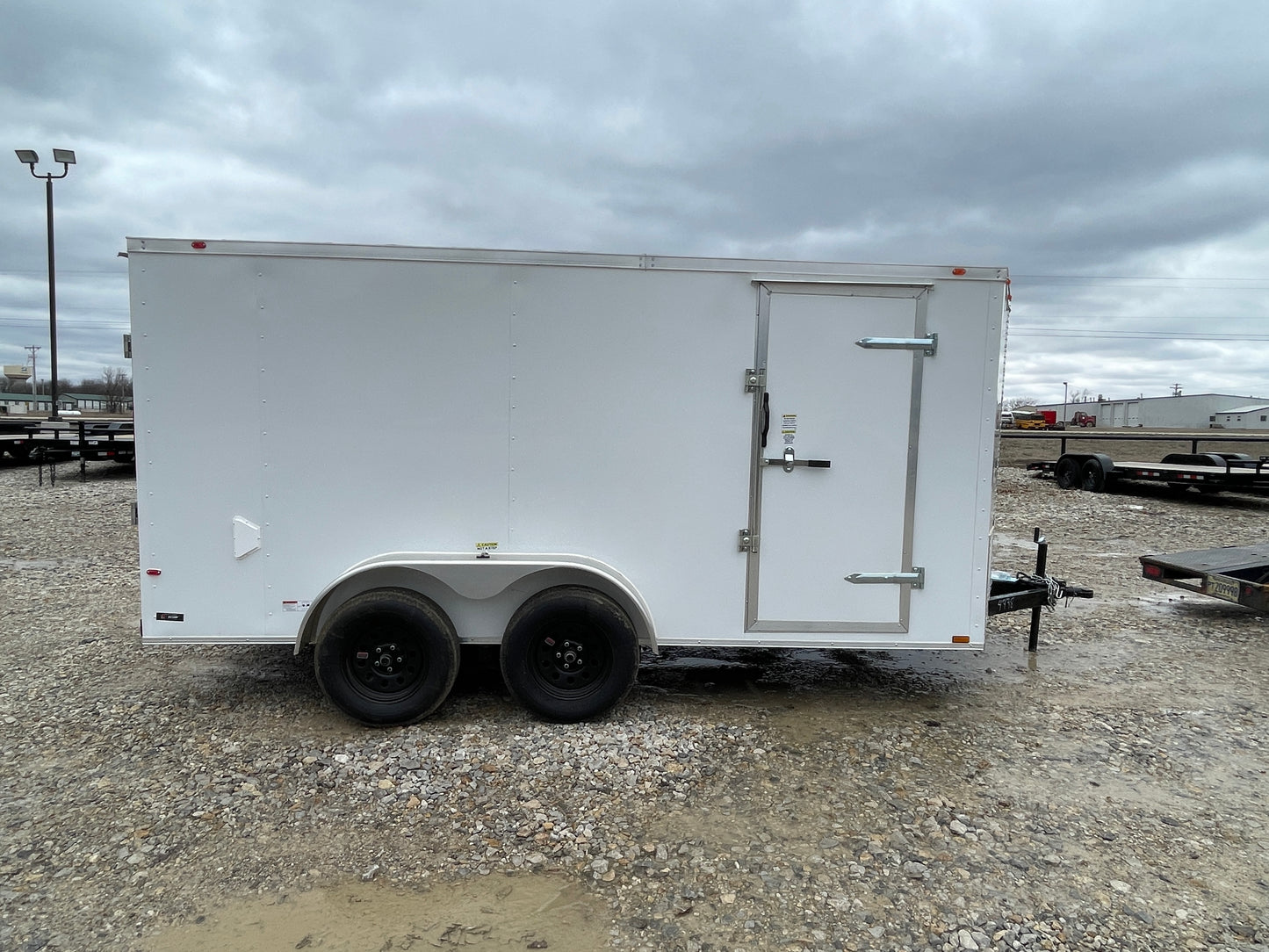 2024 Cynergy Cargo 7x14 TA Enclosed Cargo Trailer Side Door