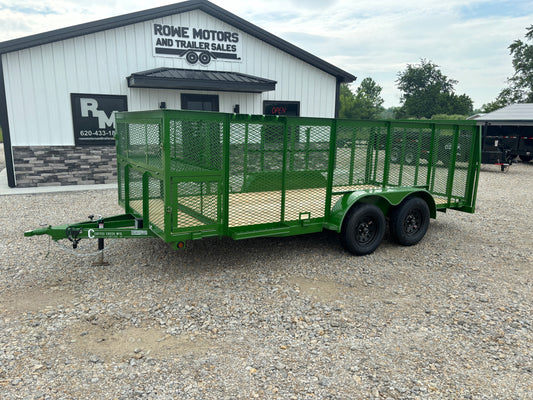 2024 Coffee Creek 83" x 16' x 4' Landscape Utility Trailer