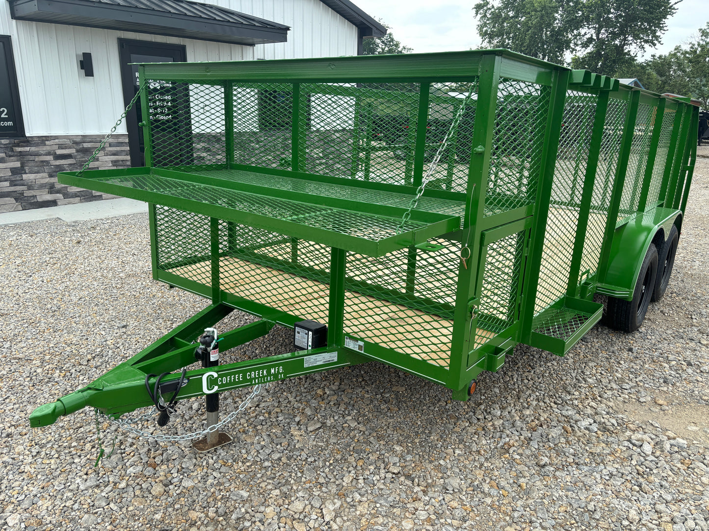 2024 Coffee Creek 83" x 16' x 4' Landscape Utility Trailer