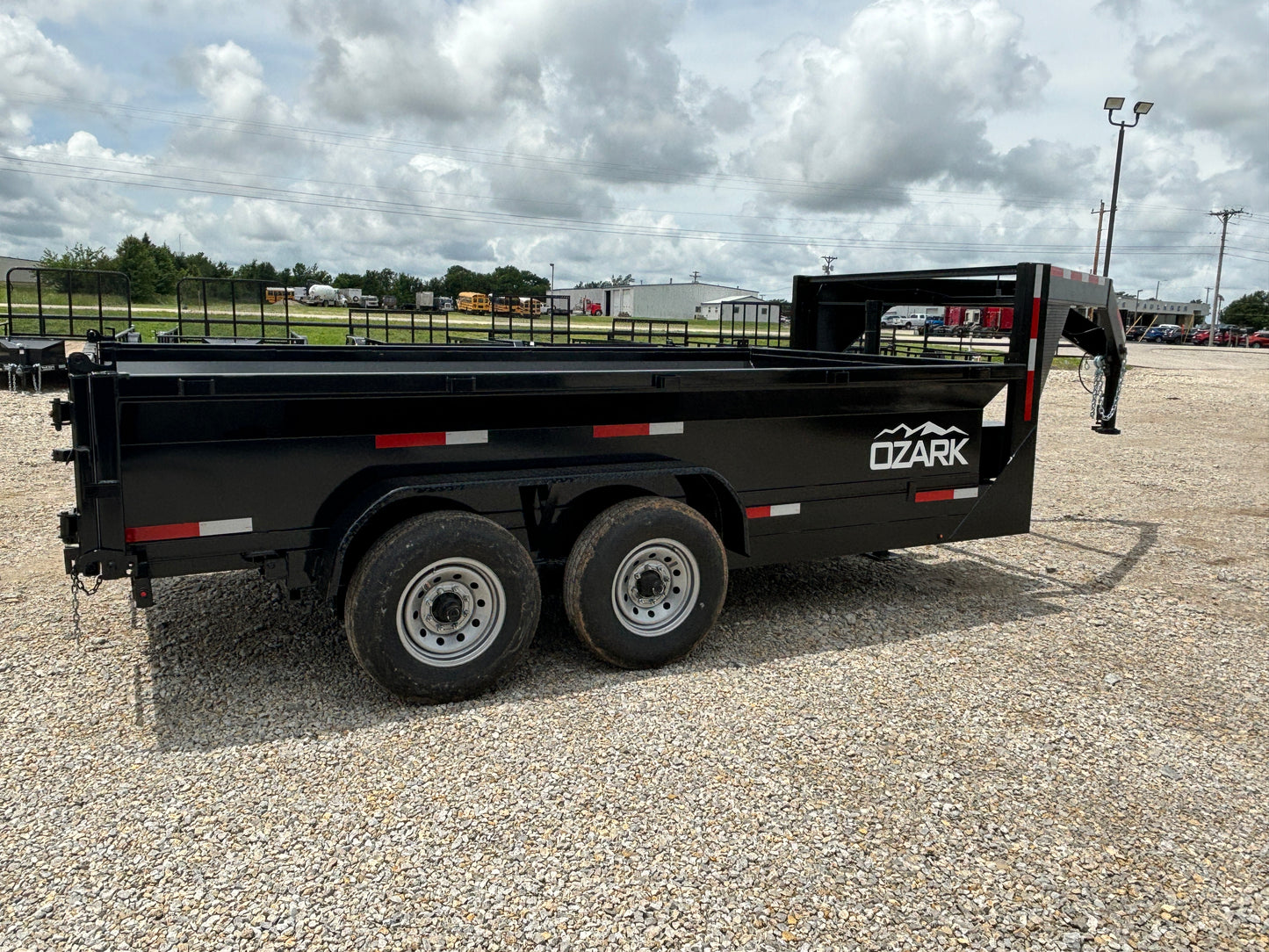 2025 Ozark 16' 16K Gooseneck Dump Trailer with 3' Sides