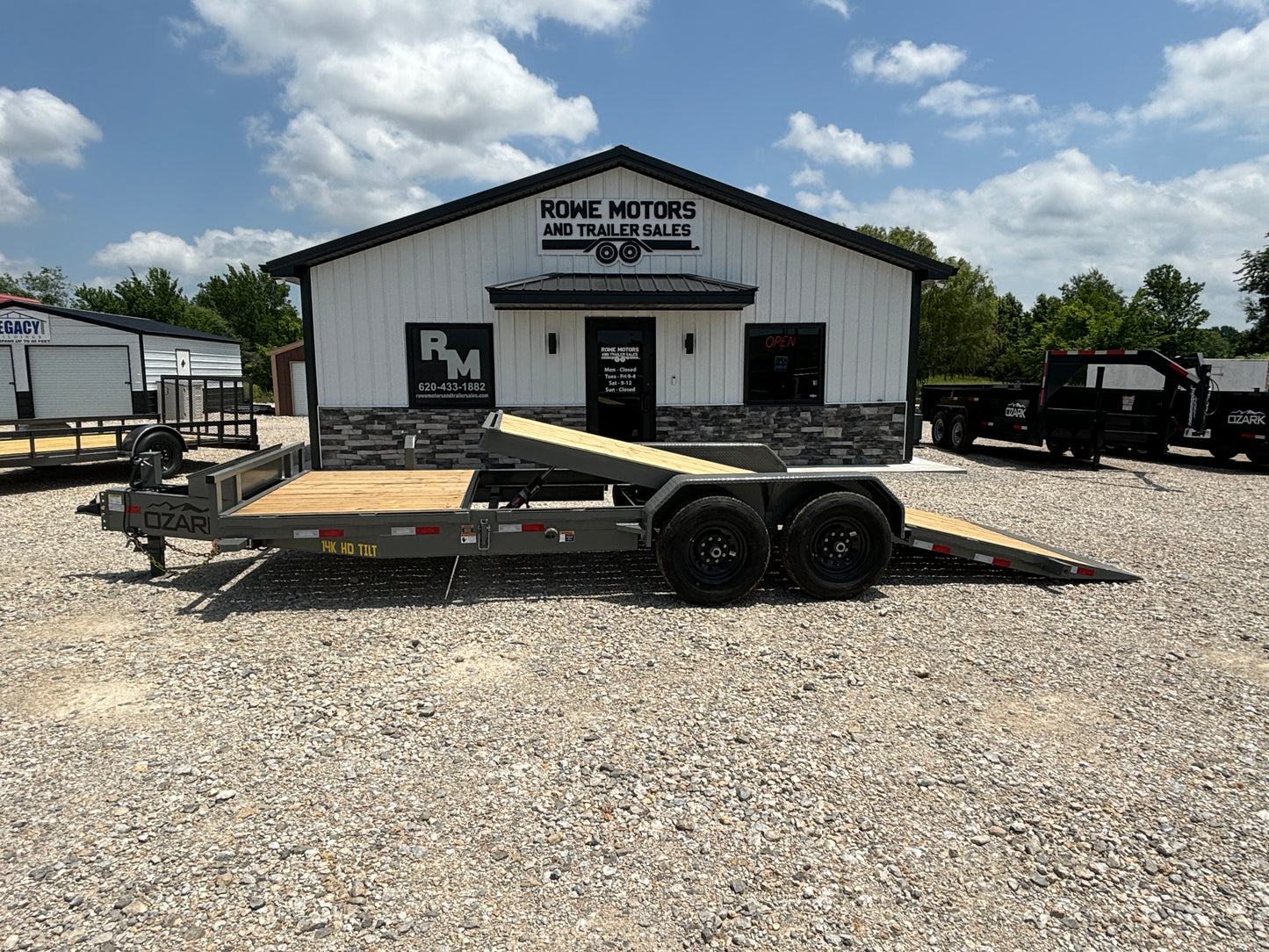 2024 Ozark 22' 14k Tilt Trailer