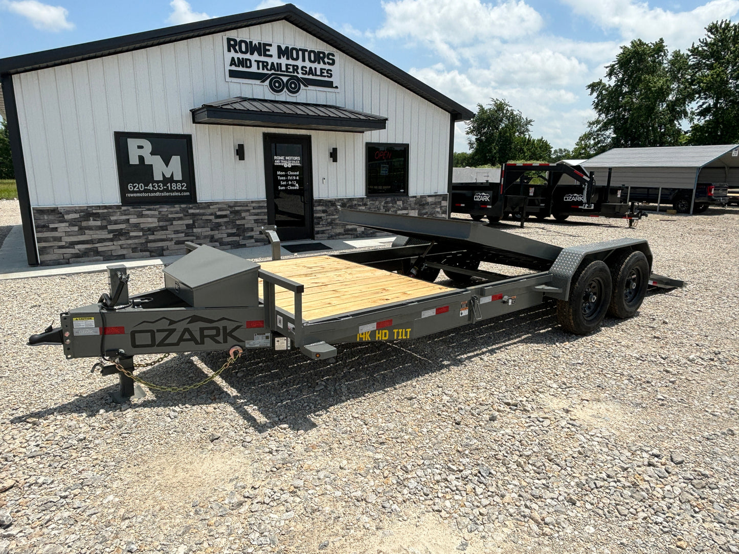 2024 Ozark 22' 14k Tilt Trailer