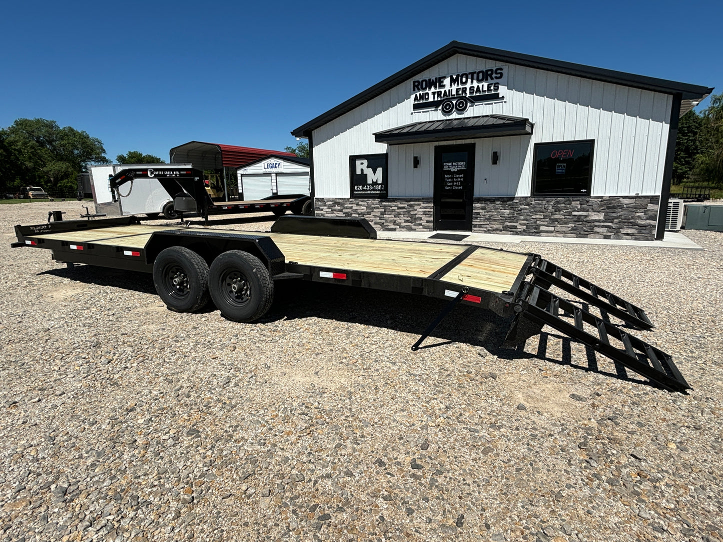 2024 B/R 24' 14K Equipment Trailer