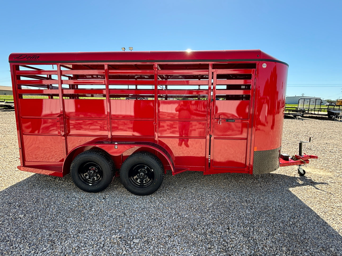 2025 Delta 16' 500 ES Stock Trailer