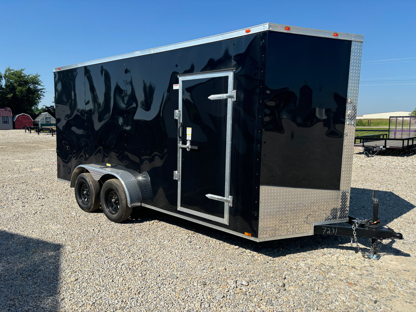 2024 Cynergy Cargo 7x16 Enclosed Cargo Trailer Side Door