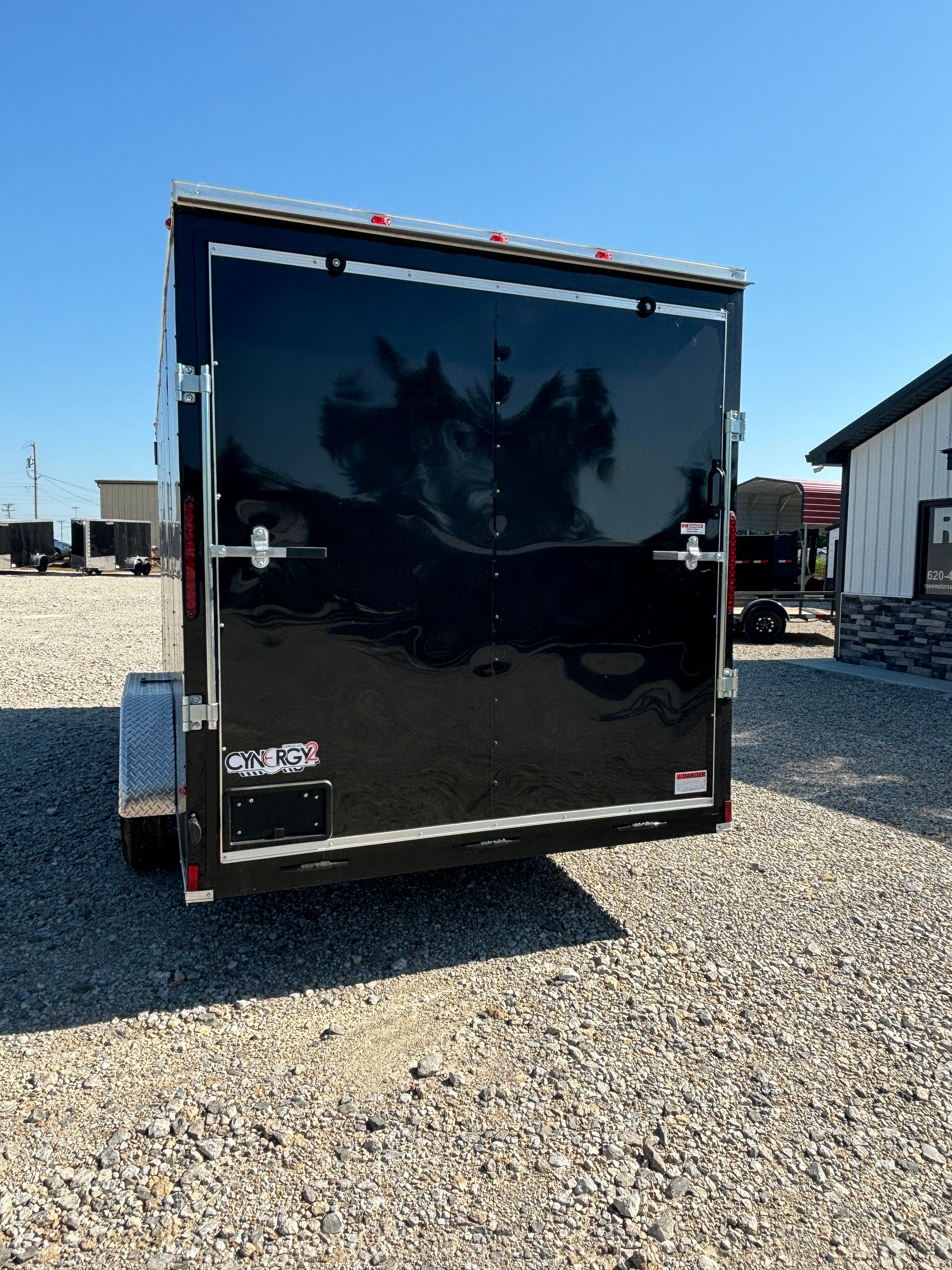 2024 Cynergy Cargo 7x16 Enclosed Cargo Trailer Ramp Door