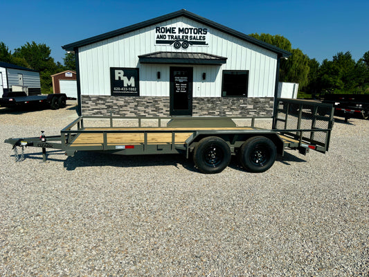 2025 Ozark 82" x 16' 7K Utility Trailer