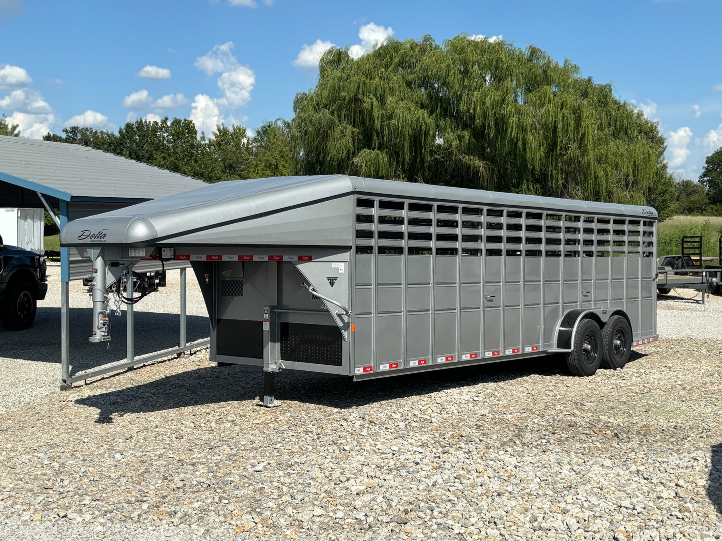 2025 Delta 24' 600 HD Stock Trailer