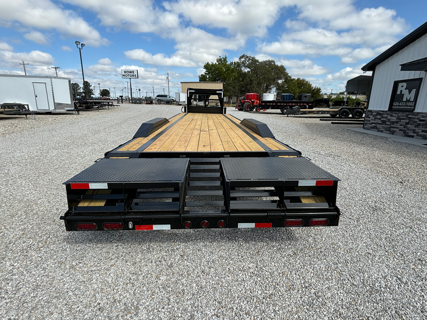 2025 Coffee Creek 102" x 32' 20k Drive Over Fender Equipment Trailer