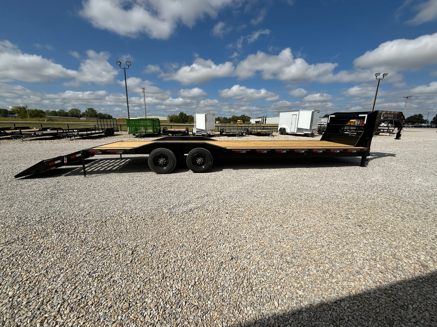 2025 Coffee Creek 102" x 32' 20k Drive Over Fender Equipment Trailer