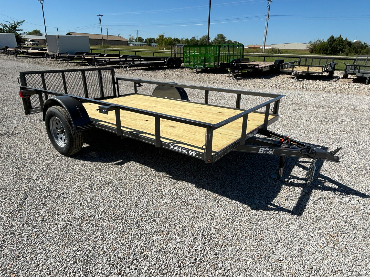 2025 Bulldog 76" x 12' Utility Trailer with Dovetail (Gray)