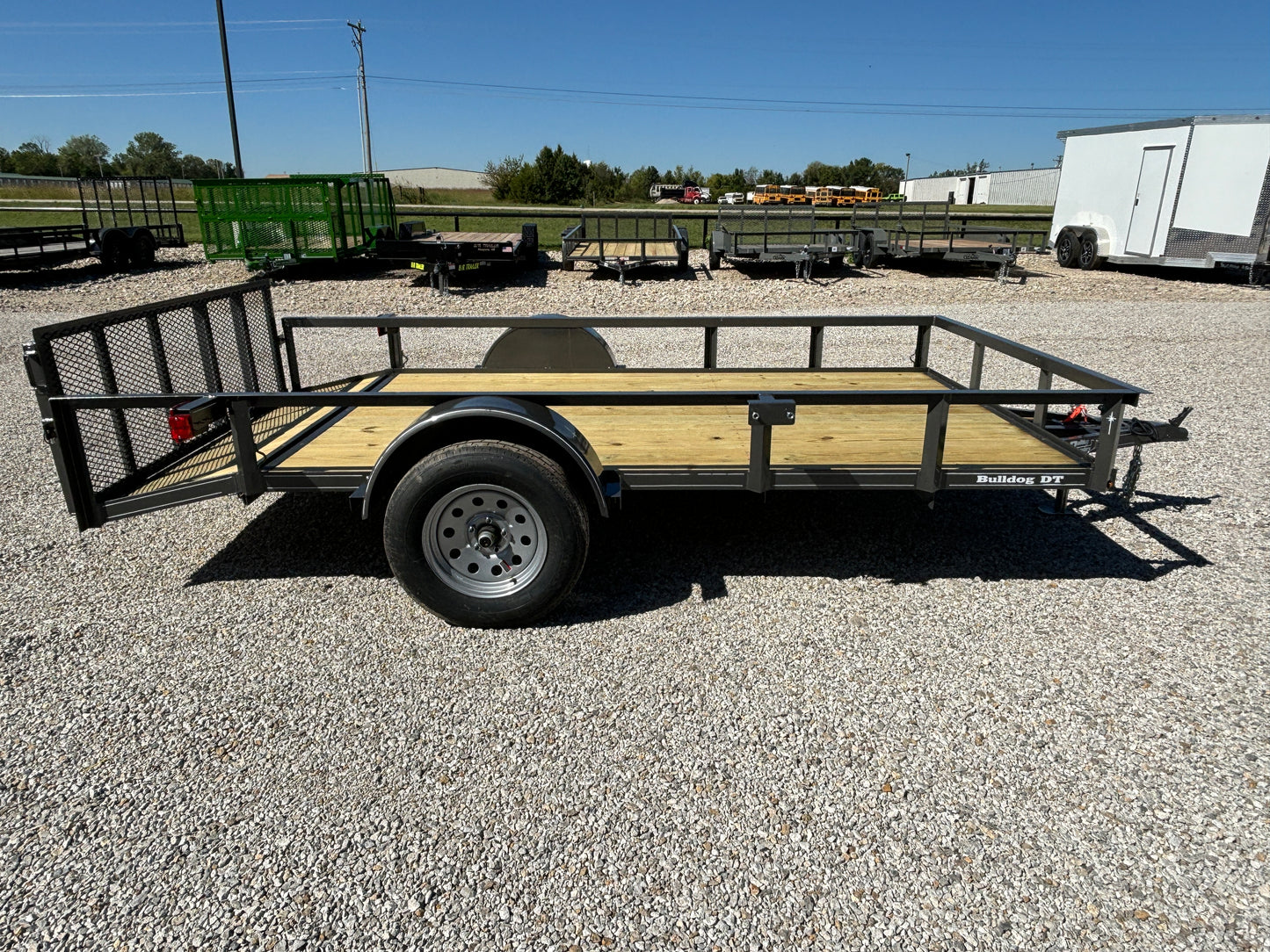 2025 Bulldog 76" x 12' Utility Trailer with Dovetail (Gray)