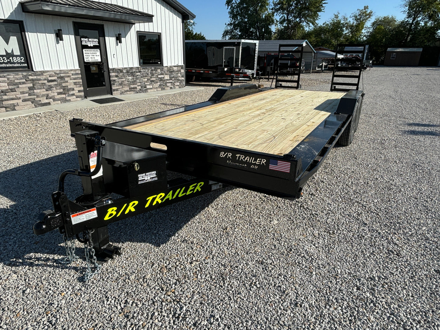 2025 B/R 102" x 24' 14K Drive Over Fender Equipment Trailer