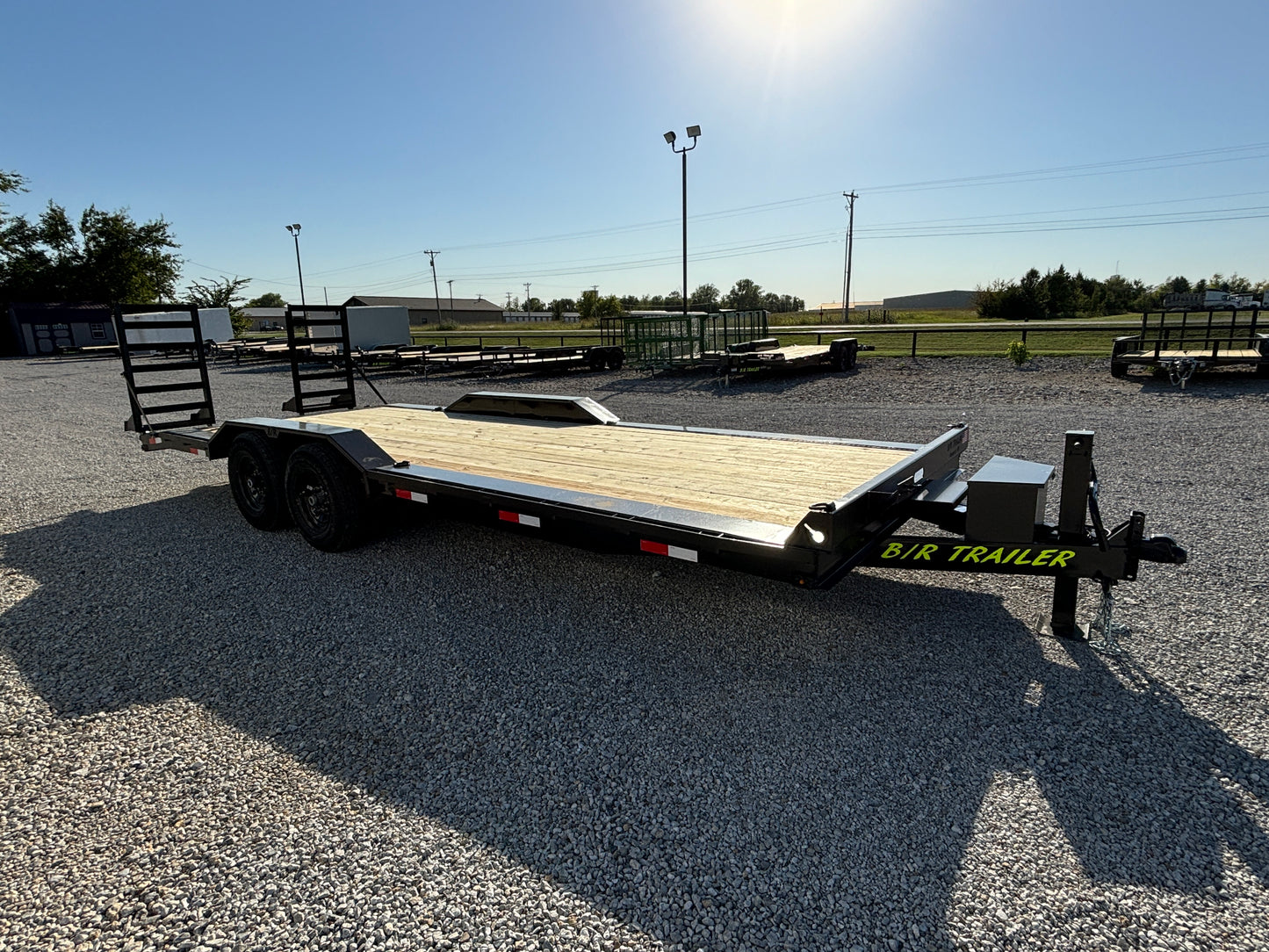 2025 B/R 102" x 24' 14K Drive Over Fender Equipment Trailer