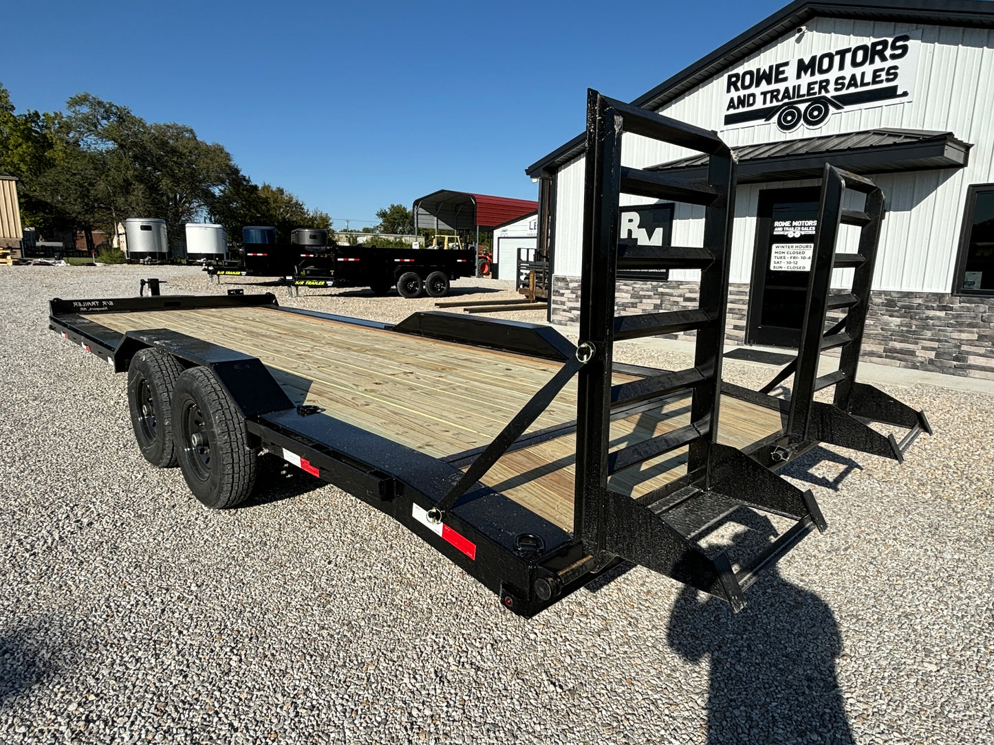 2025 B/R 102" x 24' 14K Drive Over Fender Equipment Trailer