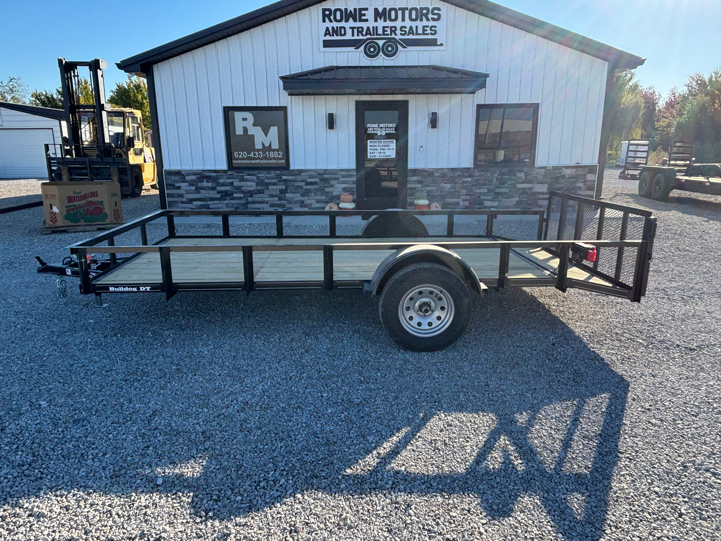 2025 Bulldog 76" x 14' Utility Trailer with Dovetail