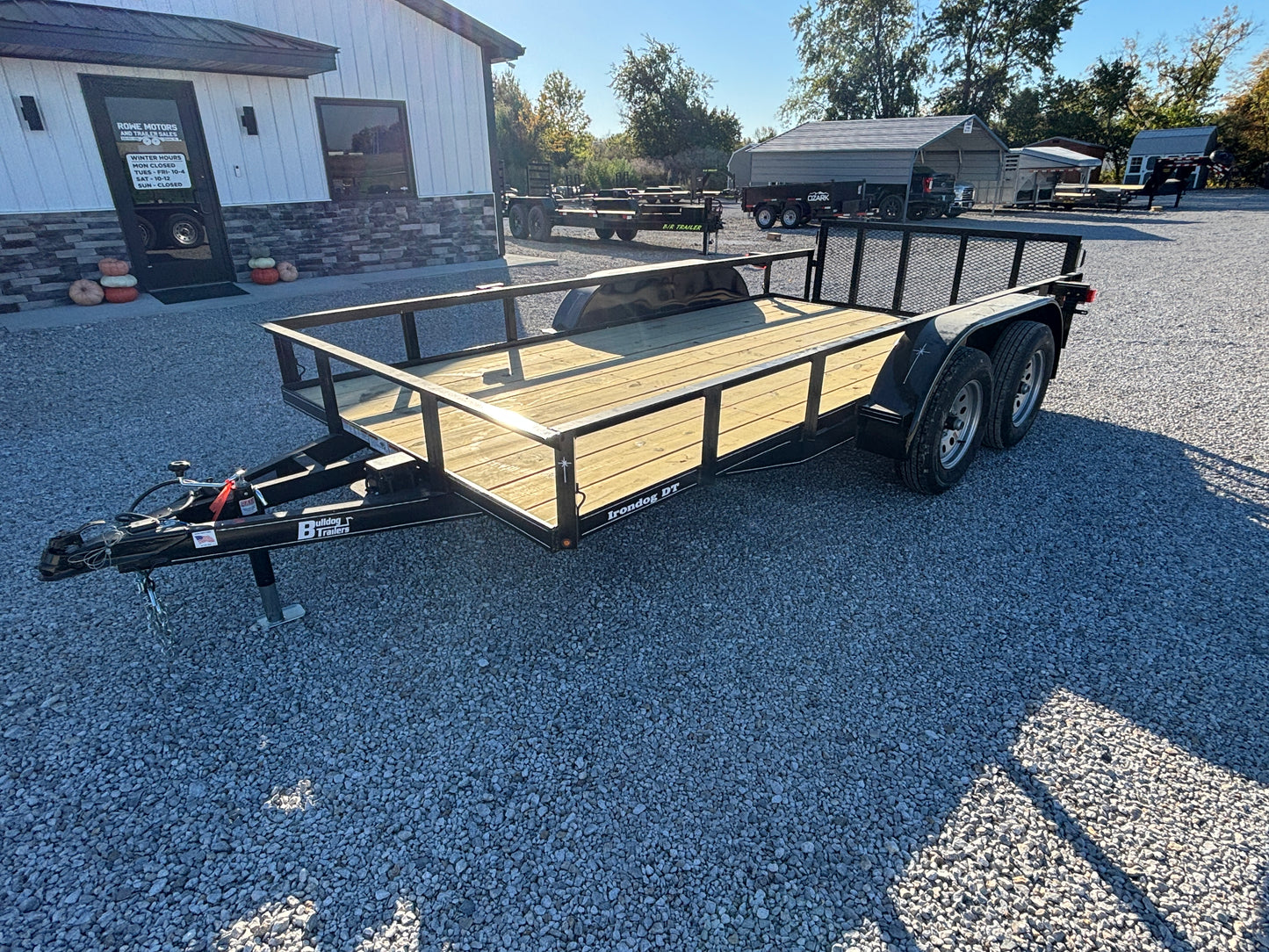 2025 Bulldog 76" x 14' 7K Utility Trailer